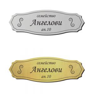 Табелка за врата 33